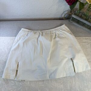 Women's White Kaelin Skort Tennis/Pickle Ball with‎ Slits. Size M